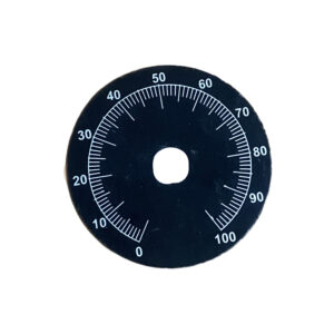 Legend Plate for Use with Potentiometer,DIAL