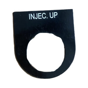 Legend Plate for Use with Ptec Push Button,INJEC.UP