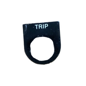 Legend Plate for Use with Ptec Push Button,TRIP
