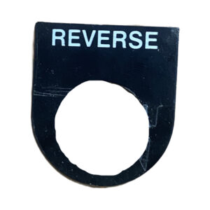 Legend Plate for Use with Ptec Push Button,REVERSE