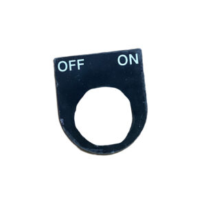 Legend Plate for Use with Ptec Push Button,OFF-ON