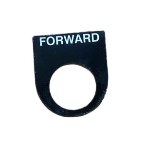 Legend Plate for Use with Ptec Push Button,FORWARD